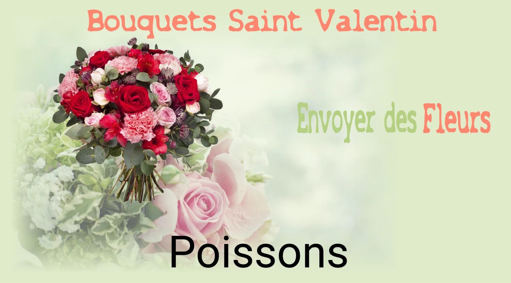 Roses de Saint-Valentin livrées à Poissons